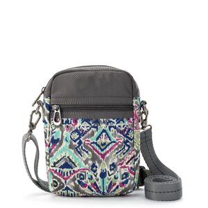 Sakroots Womens On The Go Smartphone Mini Crossbody, Slate Brave Beauti, One